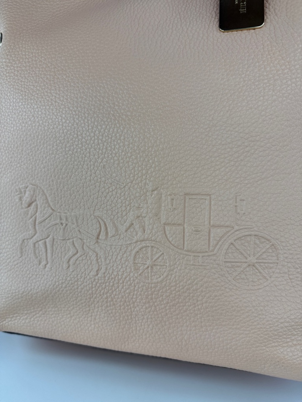 💥COACH - Andy Tote with Horse and Carriage - Refined Pebble Leather - 124U444 - Picture 3 of 16
